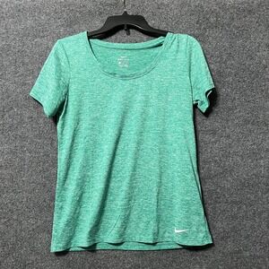 Nike Dri-Fit T-Shirt Women's Medium Mint Green‎ Round Neck Short Sleeve Pullover